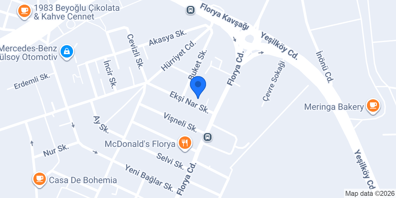 Salon BS - Florya konumu