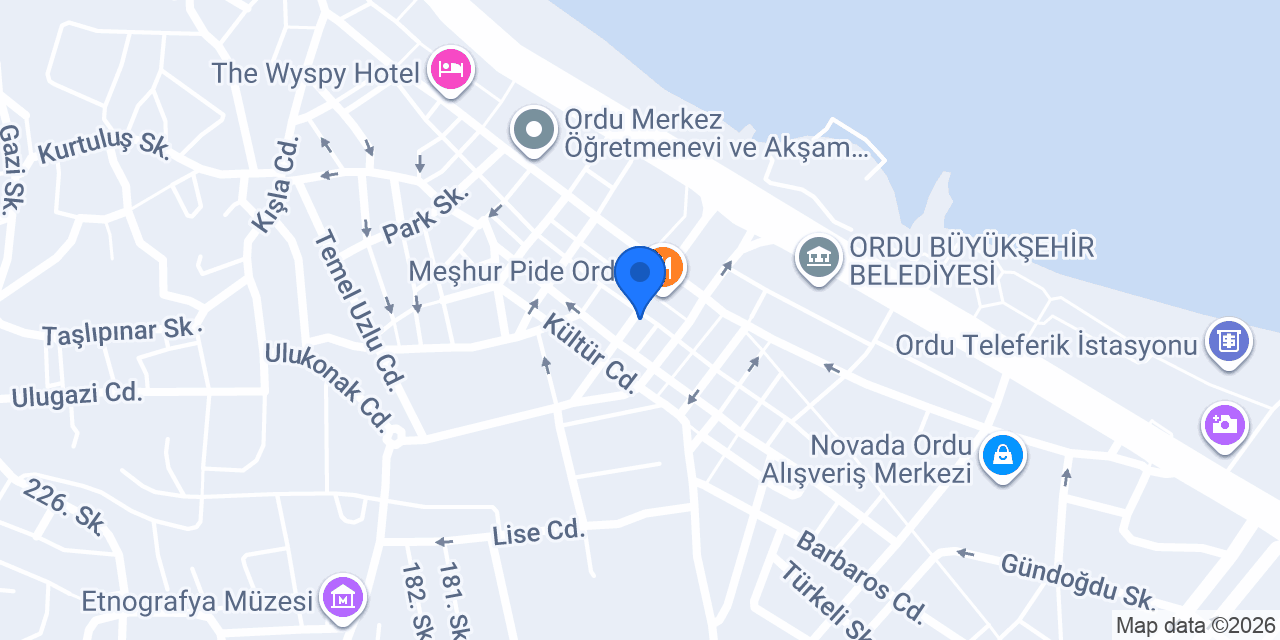 Güzel Ordu Pastanesi konumu