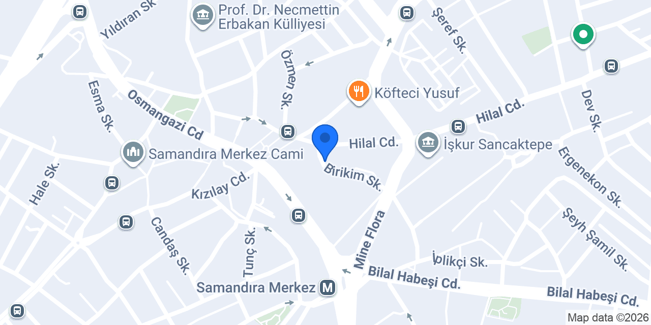 Diş hekimi Özgür Kılıç konumu
