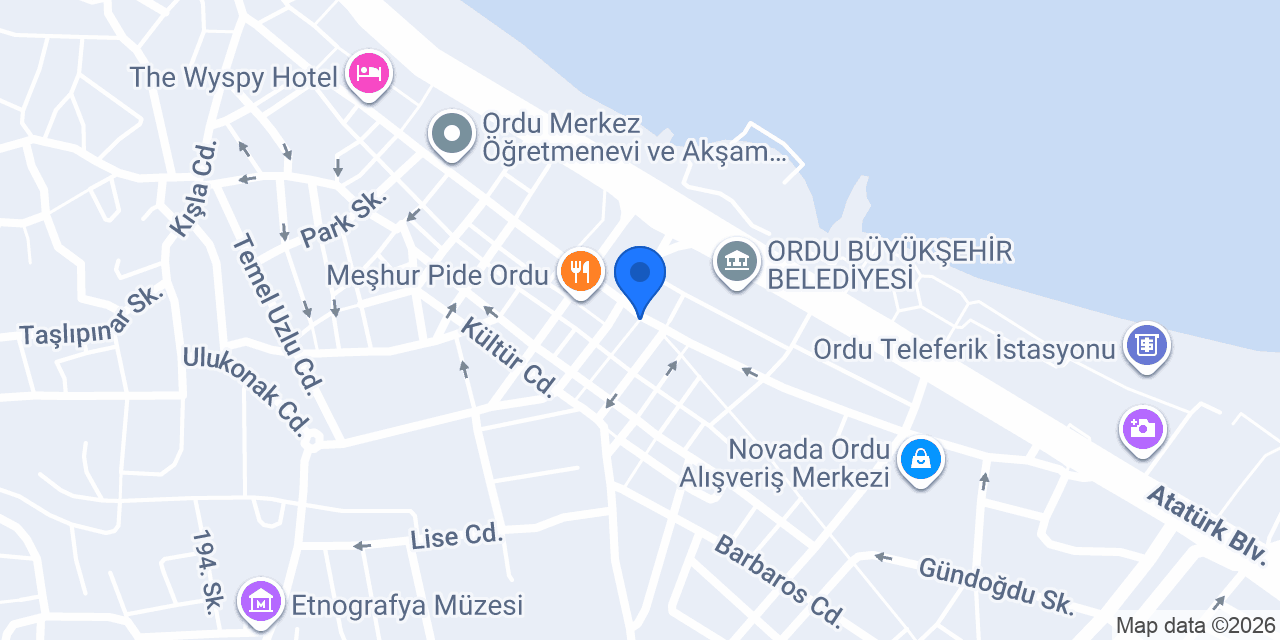 Soslu Tava konumu