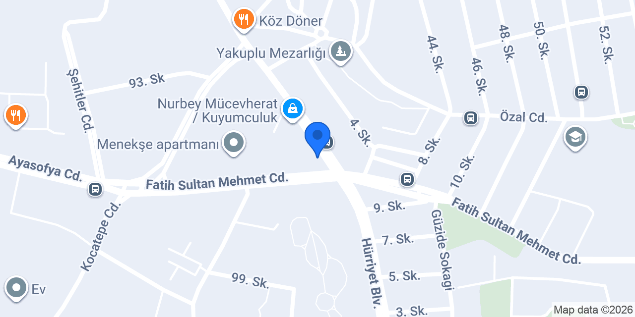 Öz Urfa Kebap konumu