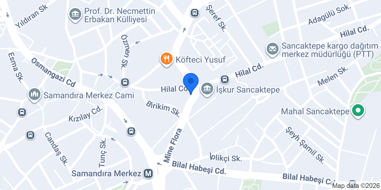 İDAŞ SAMANDIRA konumu