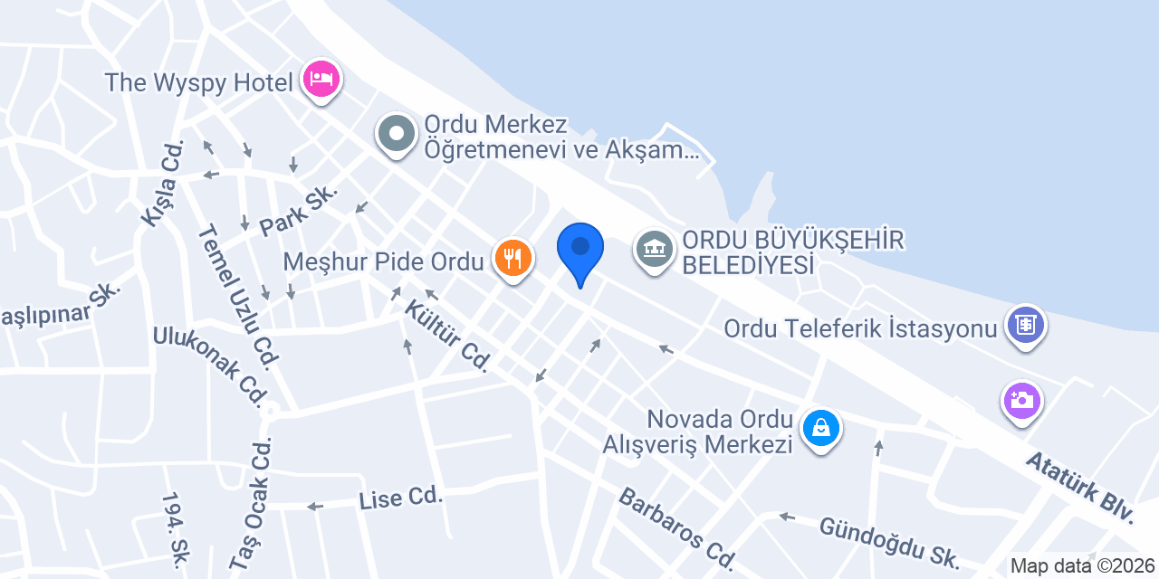 Mert Optik konumu