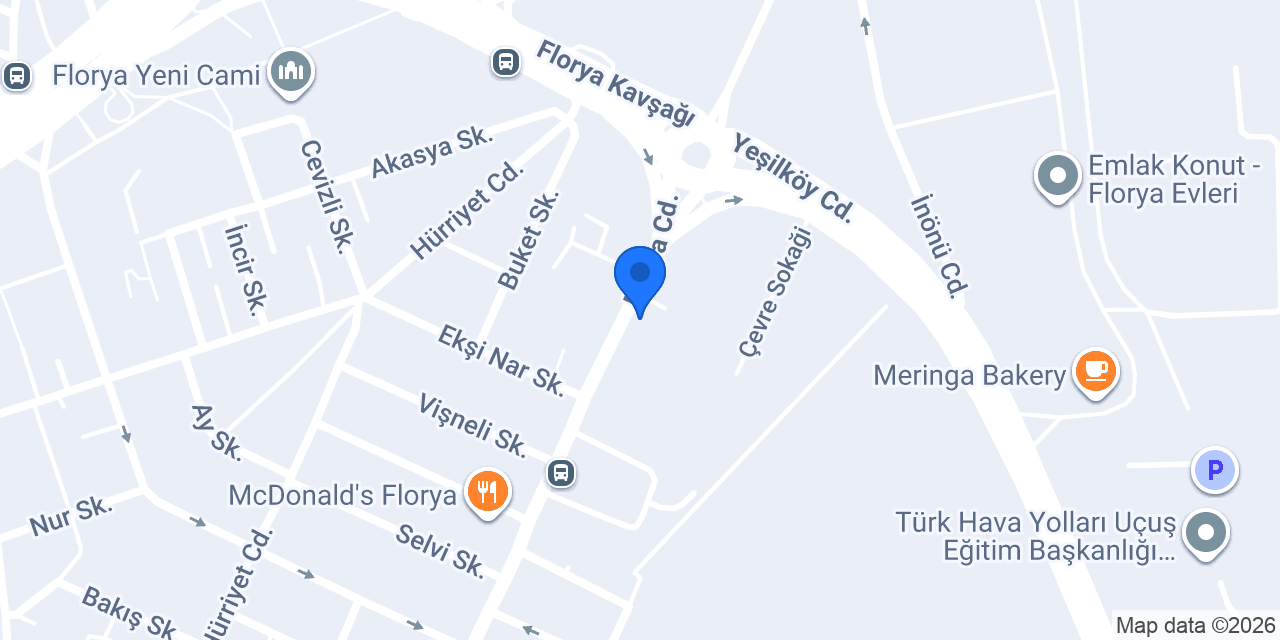 QNB Florya Şubesi konumu