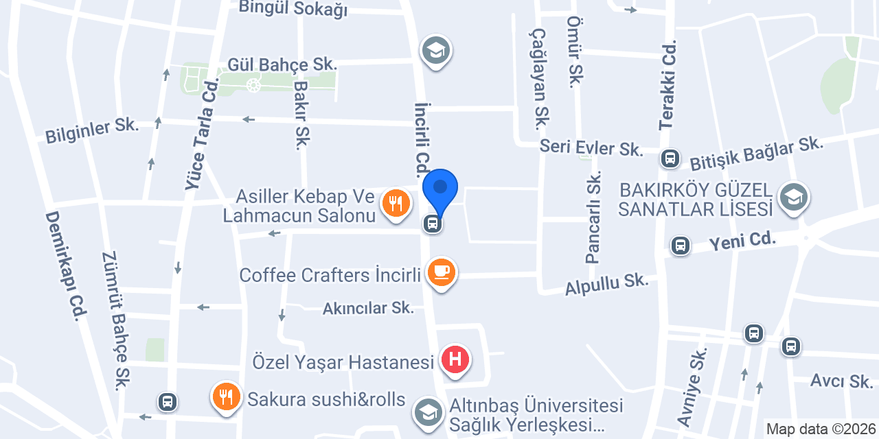 Gözlük Evi konumu
