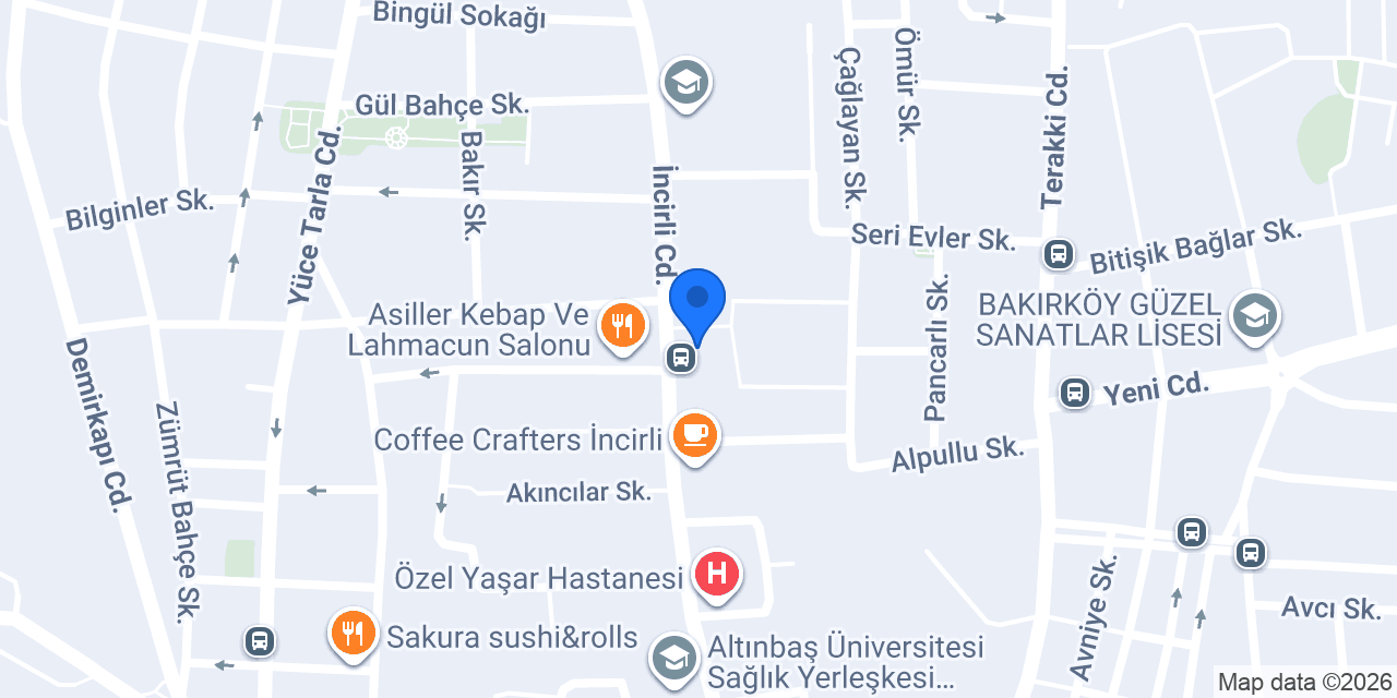 Acarlar Hukuk Bürosu konumu