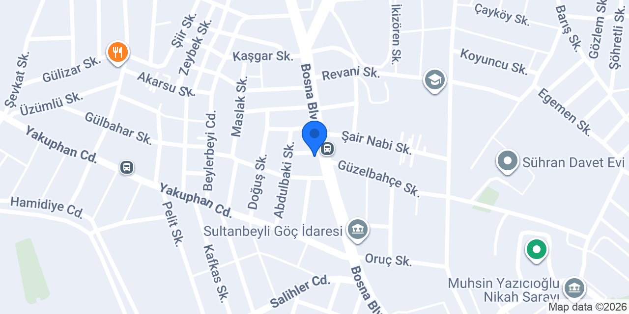 Ernax halı Yıkama konumu
