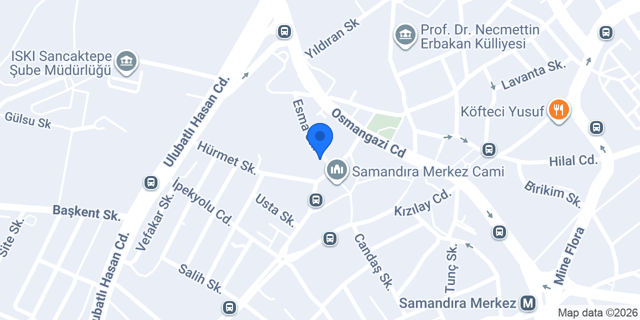 Semerkant Kitabevi konumu