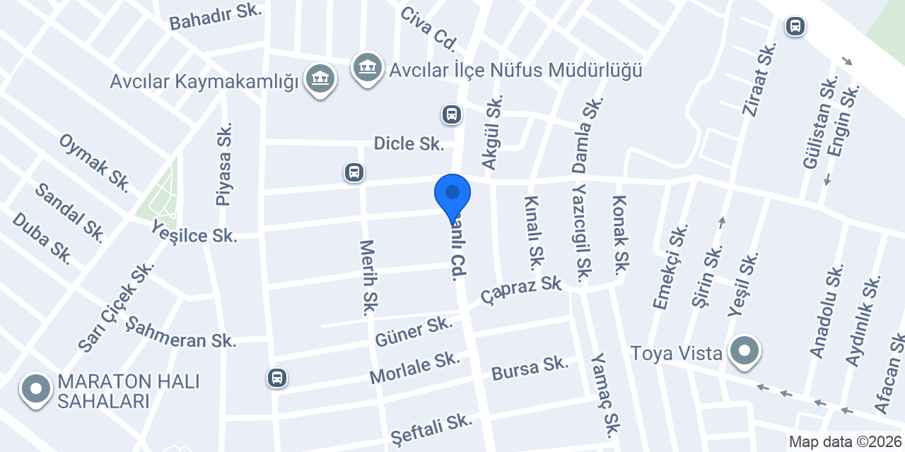 Avcılar Sağlık Kabini konumu