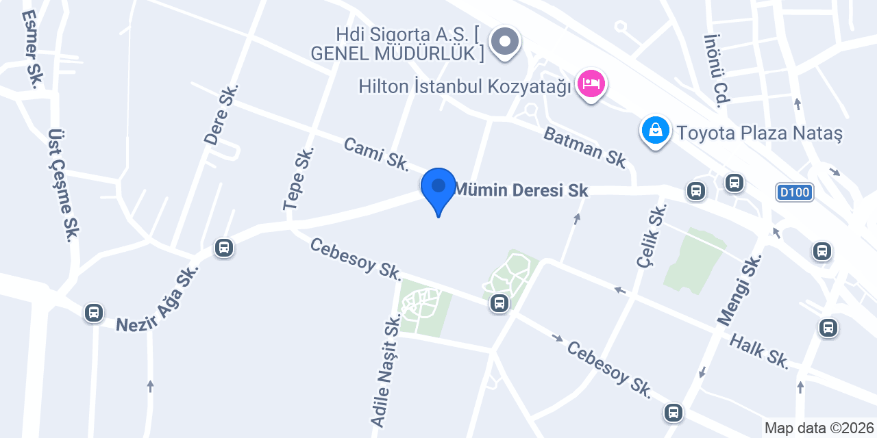 ATAŞEHİR TERZİ konumu