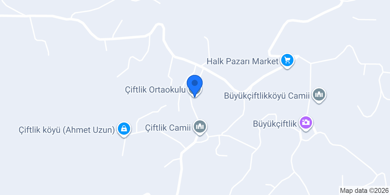 Çiftlik Ortaokulu konumu