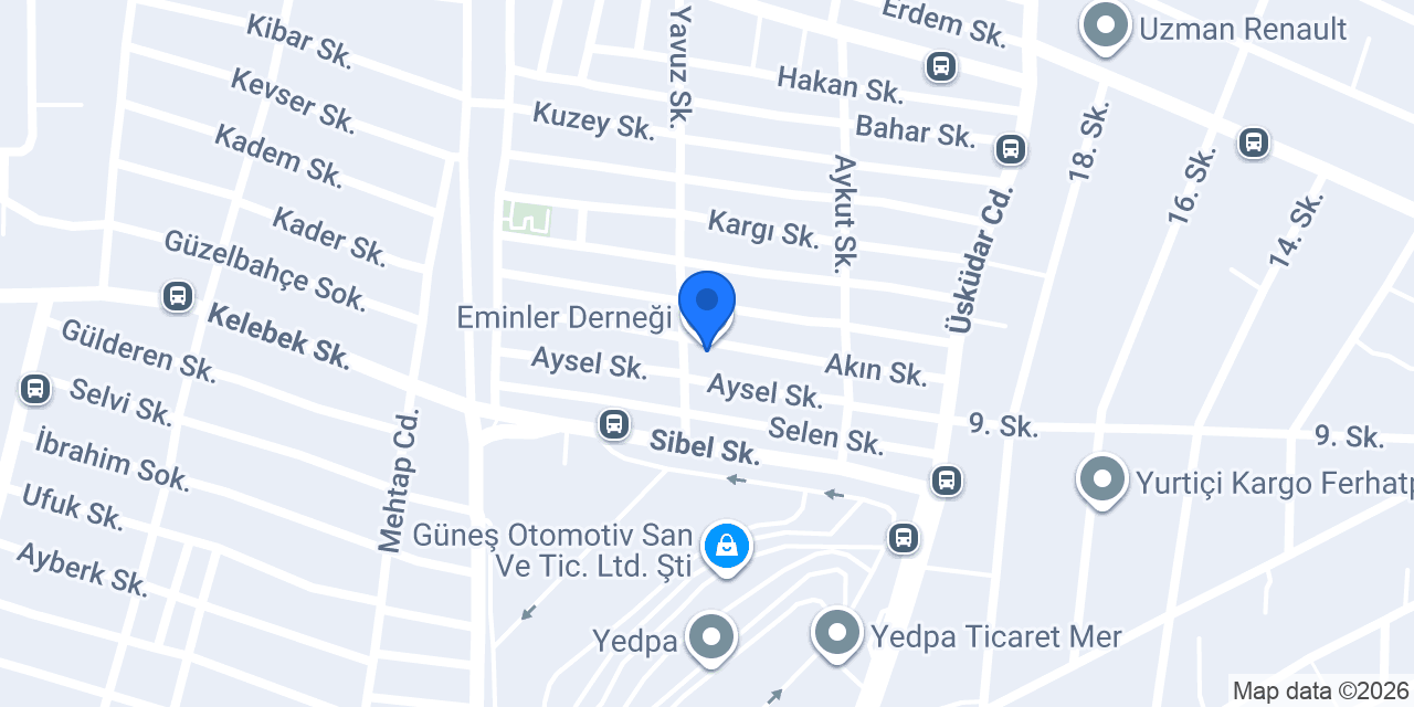 Eminler Derneği konumu