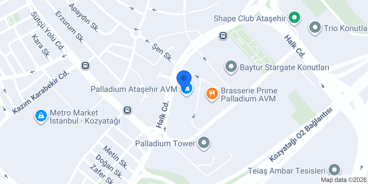 Palladium Eczanesi konumu