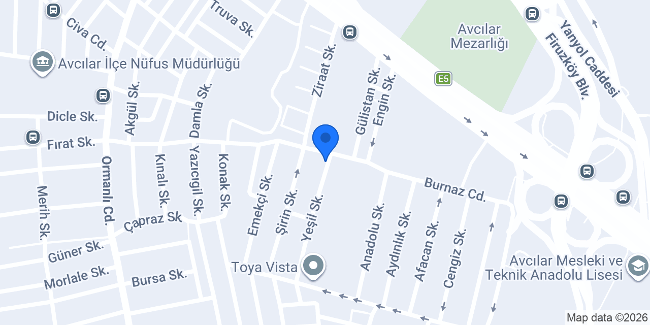 Akçiçek Emlak konumu