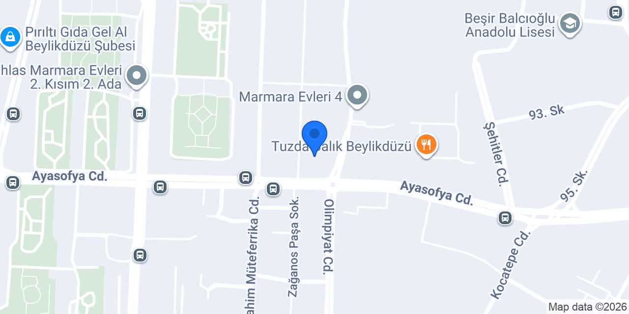 Fsm Yapı ve Dekorasyon konumu