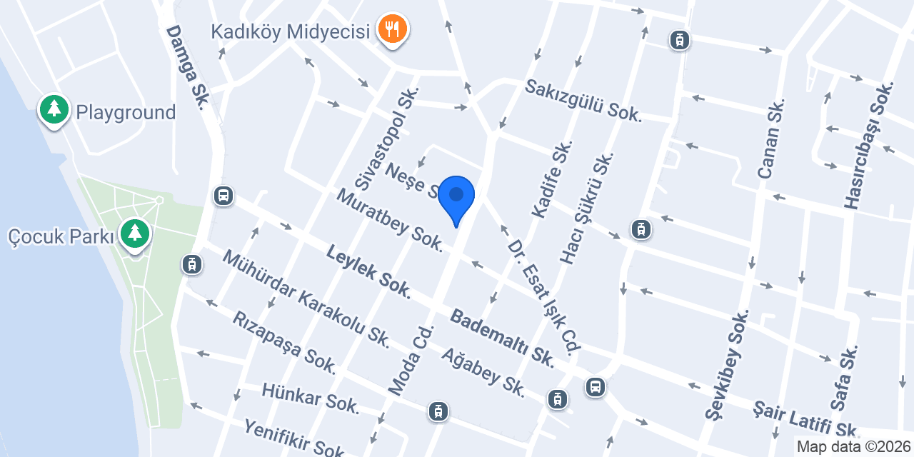 Moda Meyhanesi konumu