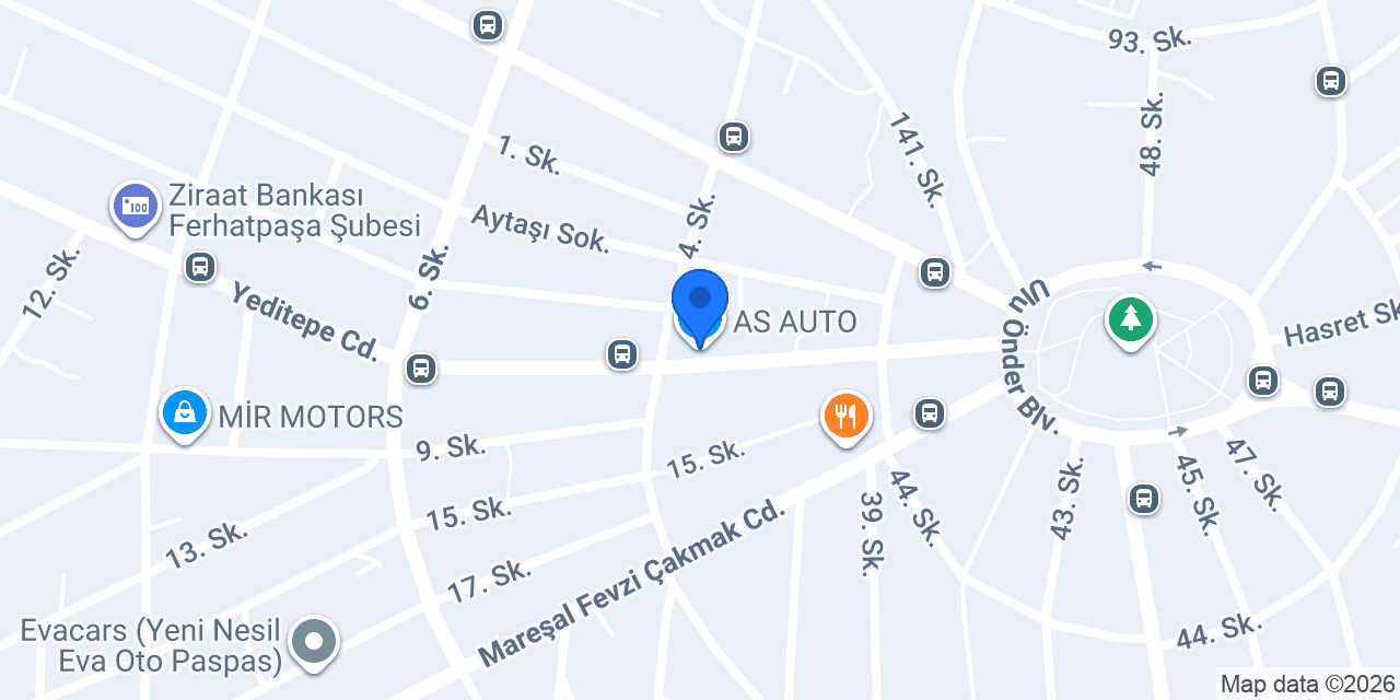 AS AUTO konumu
