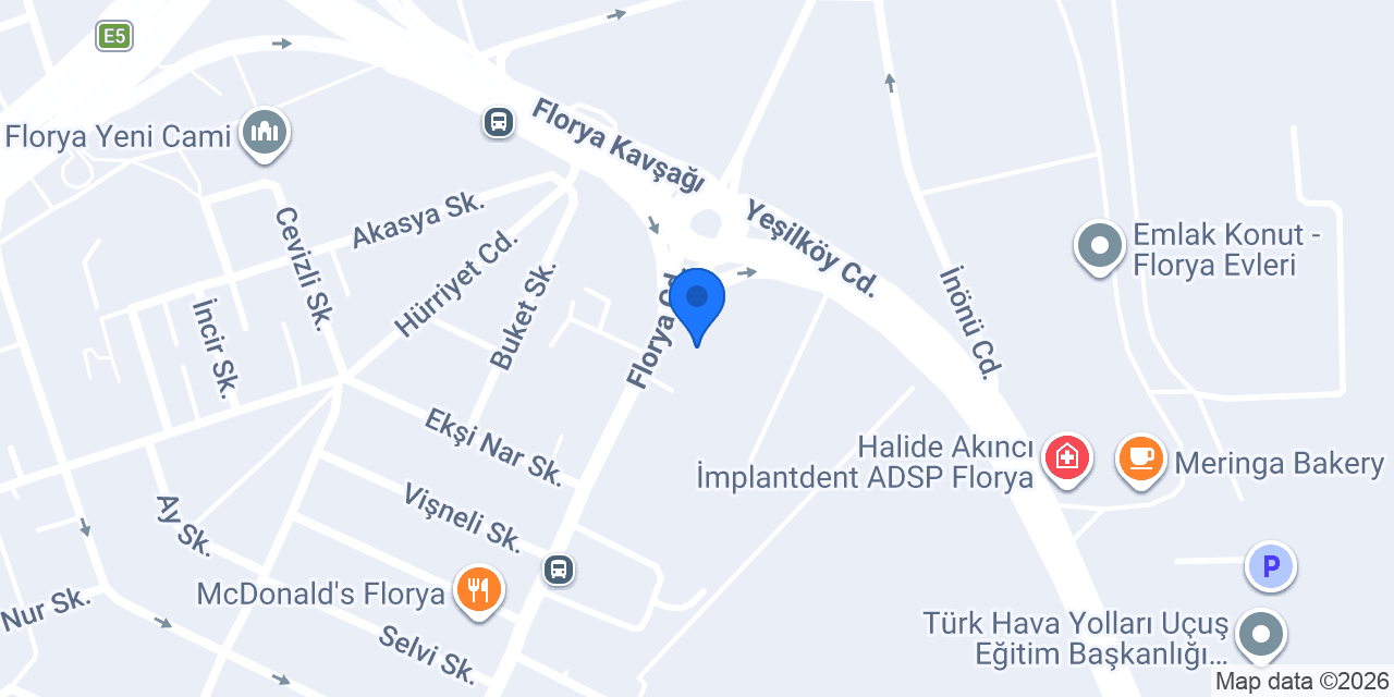 Garanti BBVA Florya Şubesi konumu