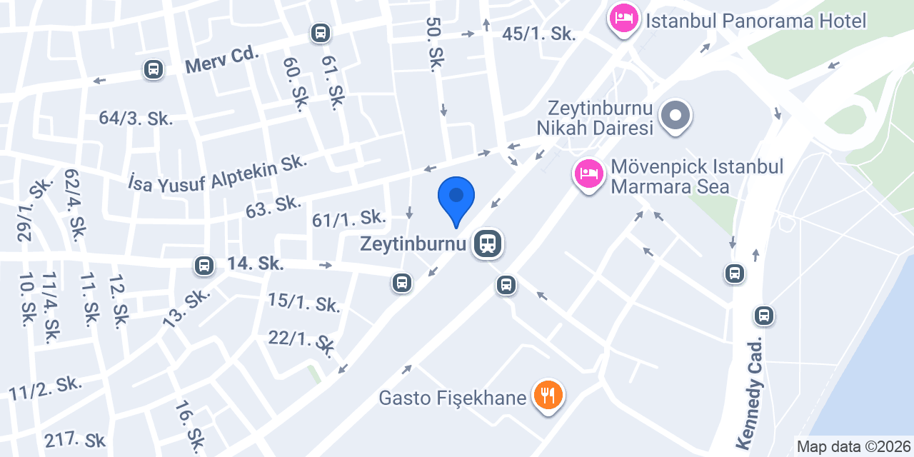 Çiğköftem Emine İnanç Pasajı konumu