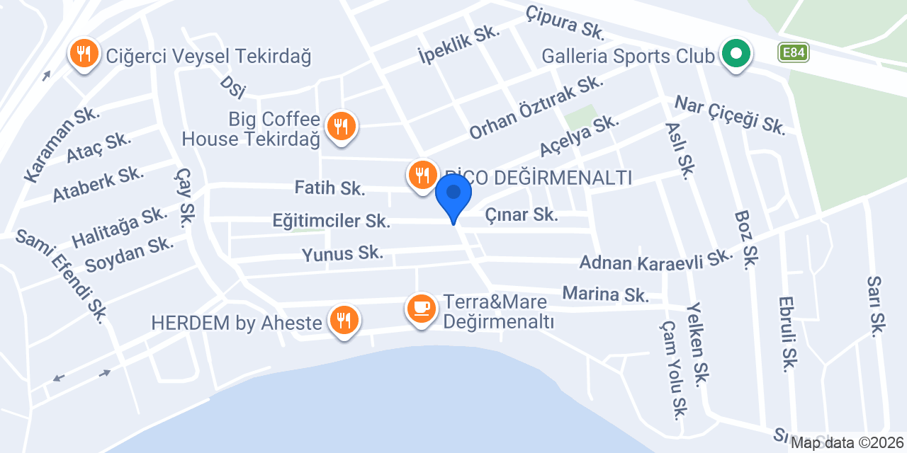 Değirmenaltı Kürek Lahmacun konumu