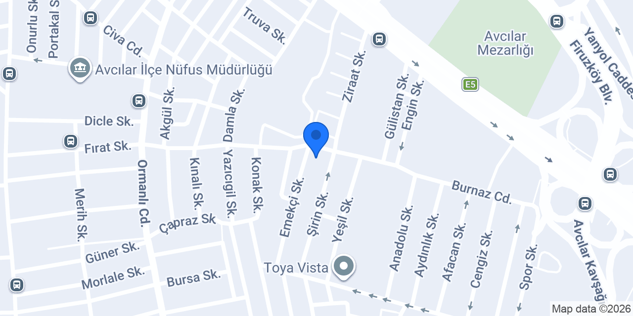 Demirtaş Konfeksiyon konumu