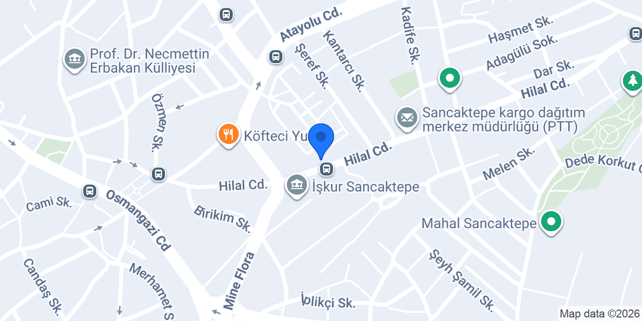 Pizza Monza Sancaktepe konumu