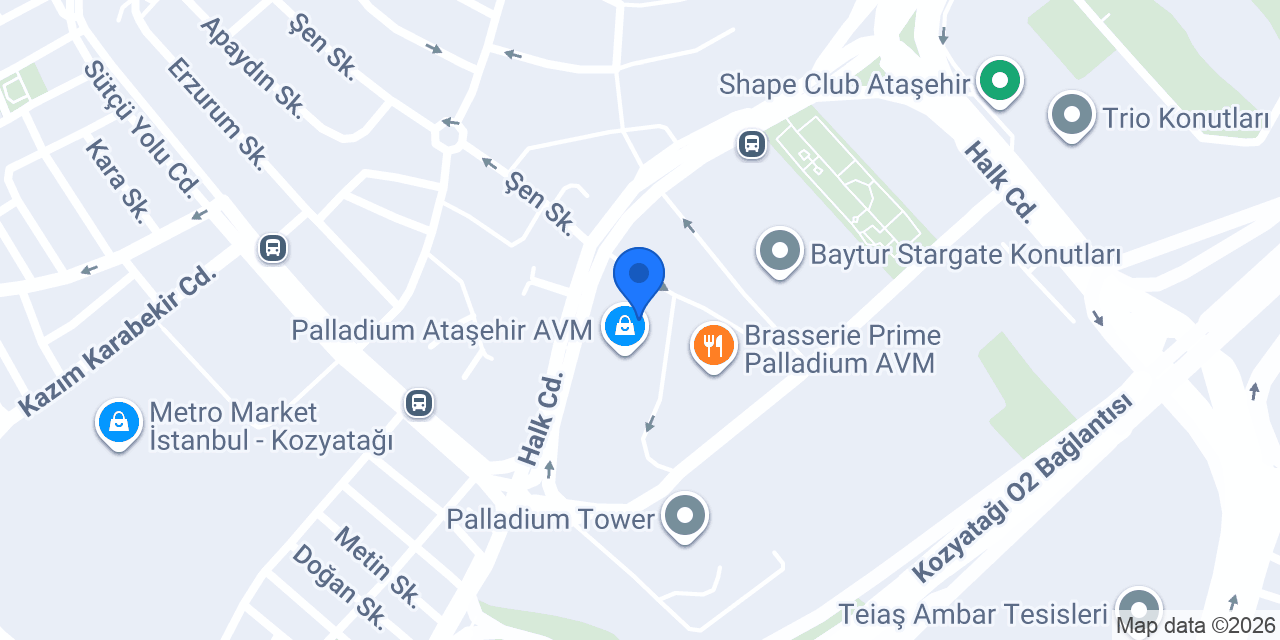 Palladium Çilingir konumu