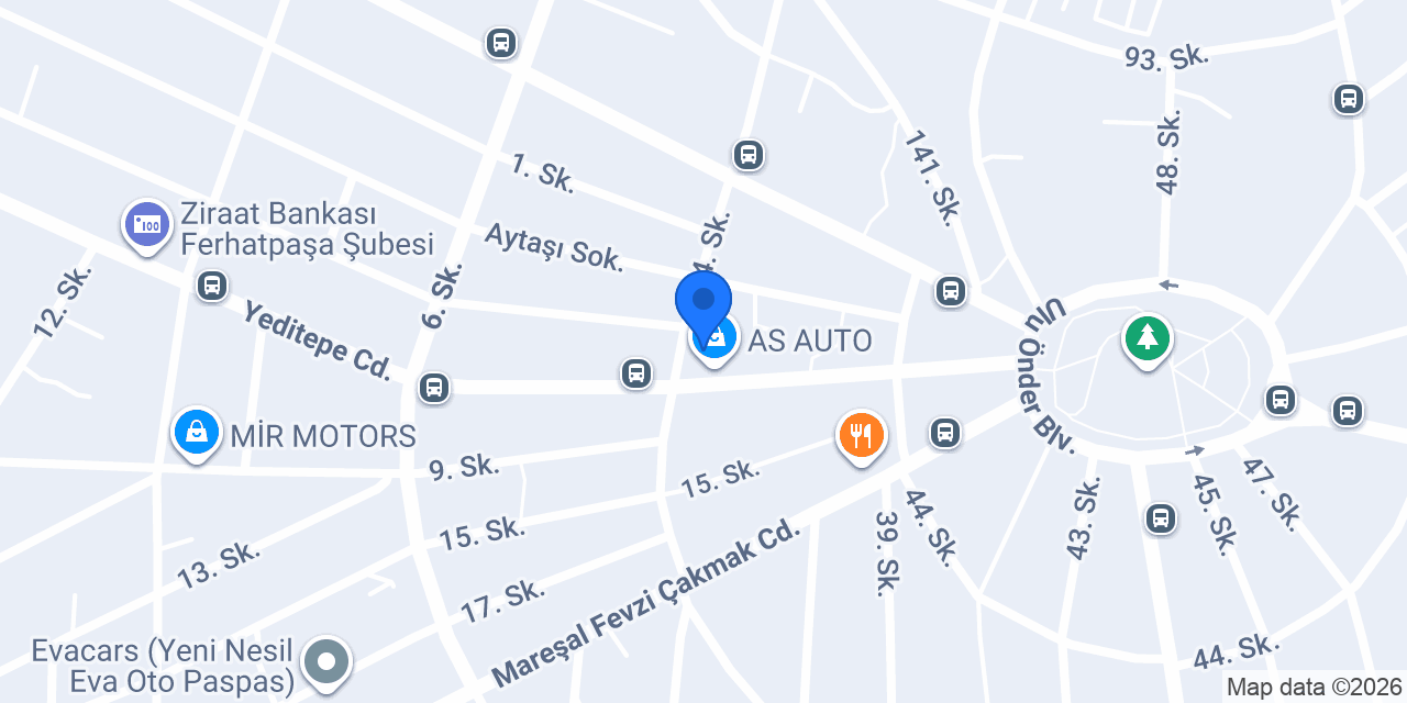 Aras Kargo Ferhatpaşa Şubesi konumu
