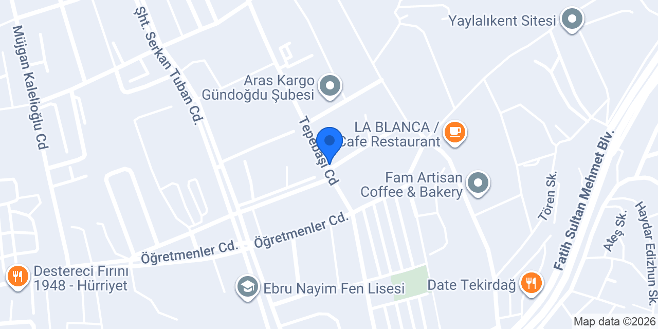 Özlem Market konumu