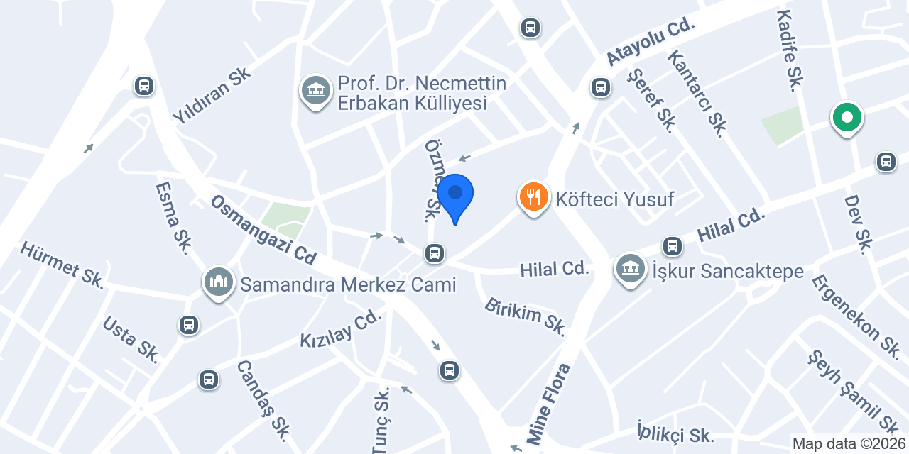 Baskı Betonu konumu