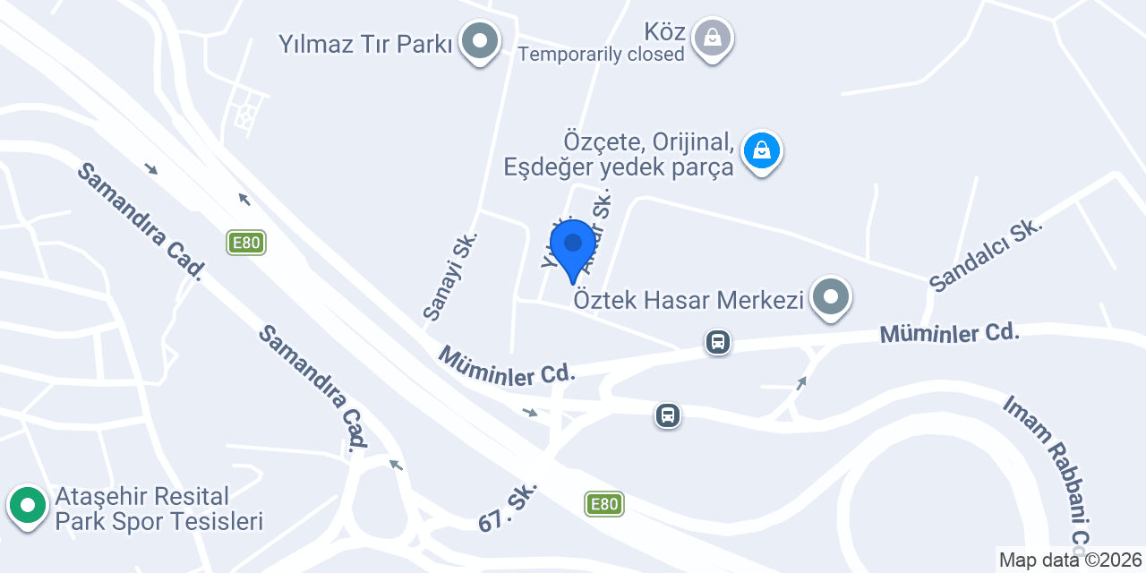 ALG TEKİN CNC konumu