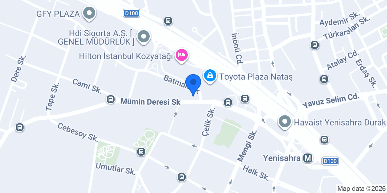 Avukat Derya ÇÖL-Kadıköy konumu