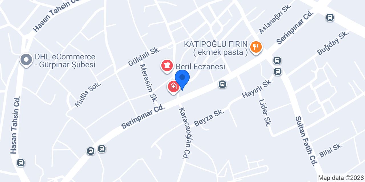 PAPATYA ECZANESİ konumu