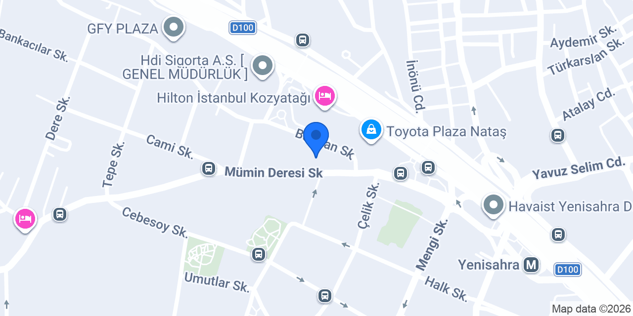 NESNE ET VE GIDA SAN. A.S. konumu