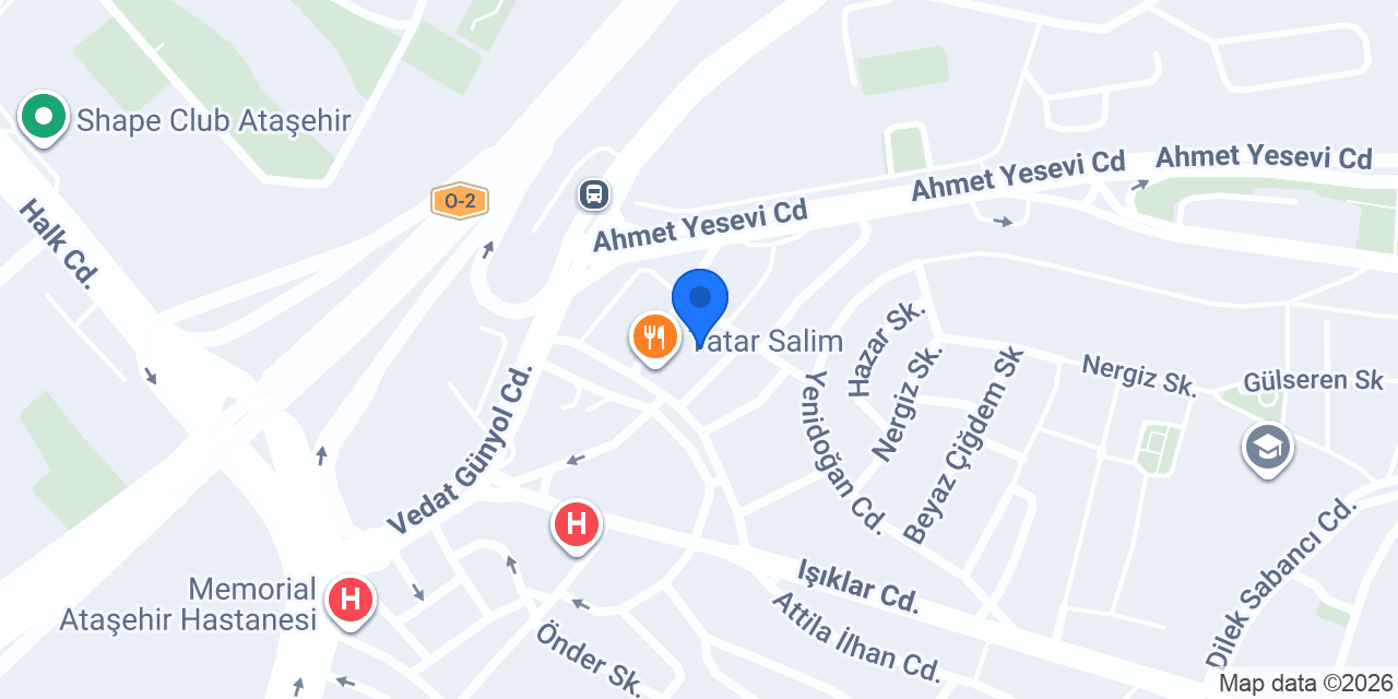 YÖNDER OKULLARI ATAŞEHİR KAMPÜSÜ konumu
