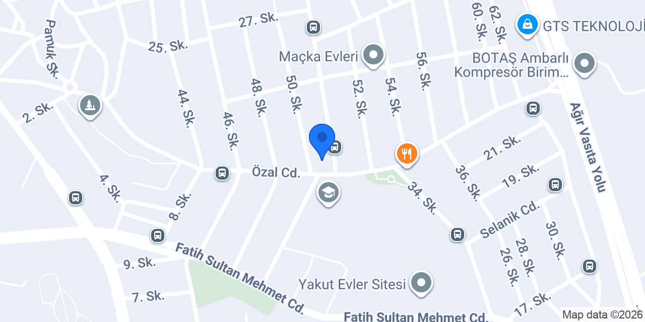 TÜREV ASANSÖR konumu