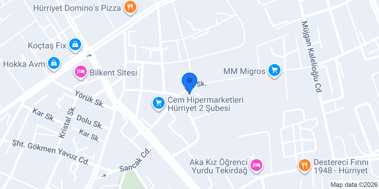 KeskinBıçak Yapı Market konumu