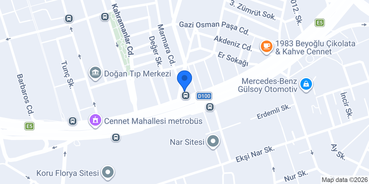 Köroğlu Auto konumu