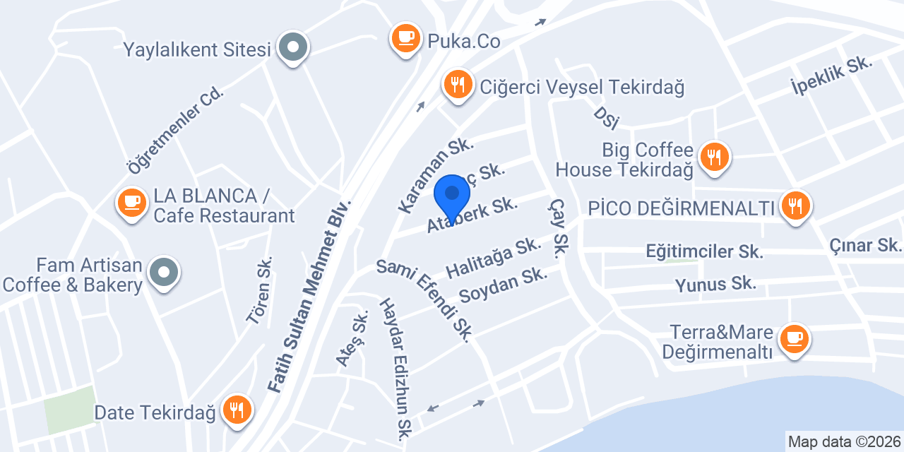 Eylül ERKEK Apart konumu