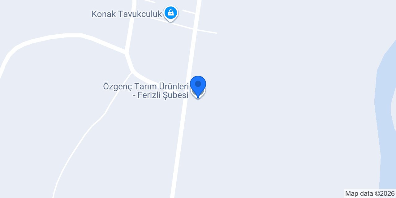 Özgenç Tarım Ürünleri - Ferizli Şubesi konumu