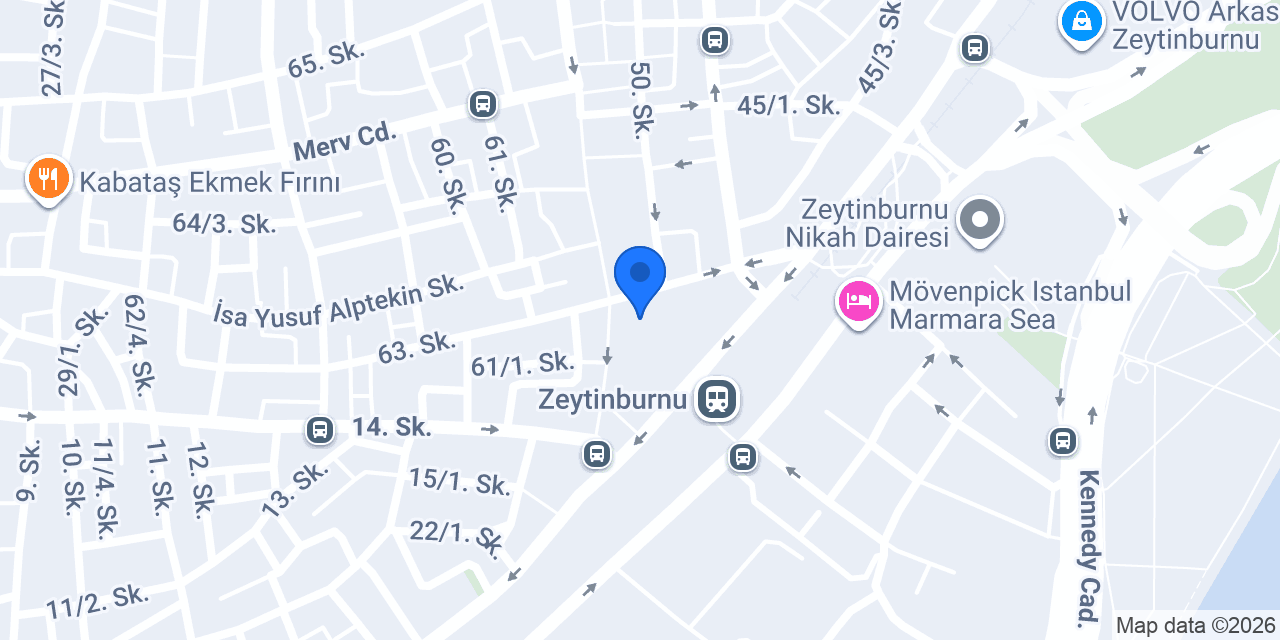 Emine İnanç Vakfı Cami konumu