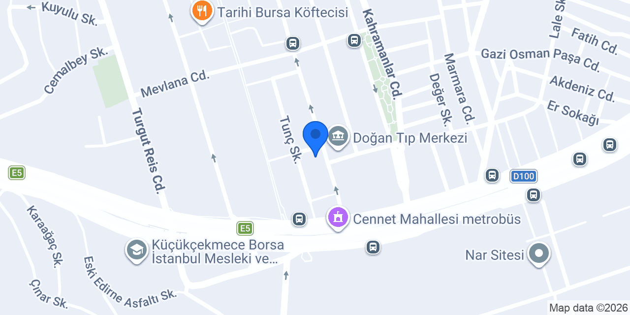 Öz-Eda İplik Ticaret konumu