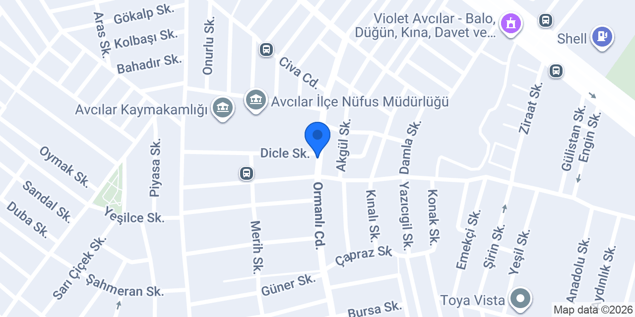Kafa Berber Cihangir Şubesi konumu