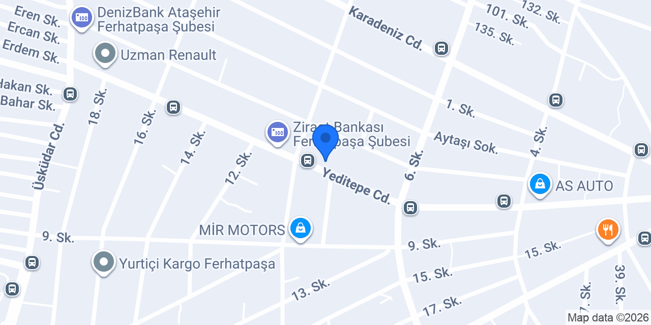 Diş Hekimi H. Gökhan Börü konumu
