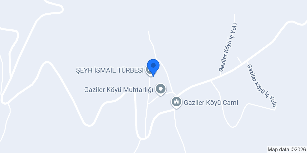 ŞEYH İSMAİL TÜRBESİ konumu