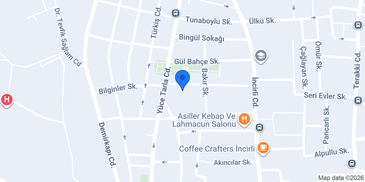 Bakırköy - Servis Destek konumu