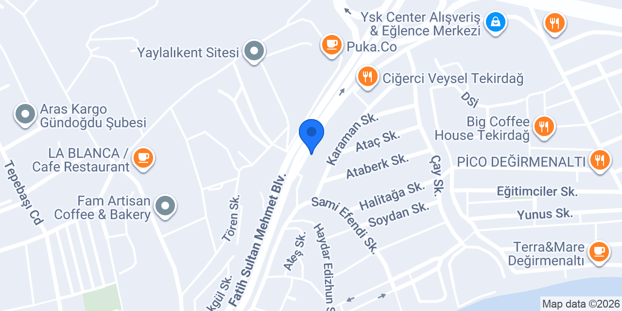 Düşler Ağacı Anaokulu konumu