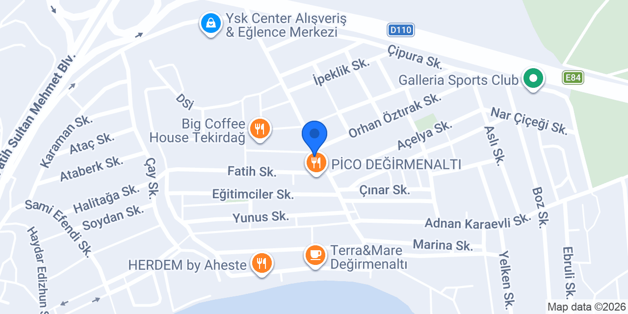 Tekirdağ VIP Deniz Taksi konumu