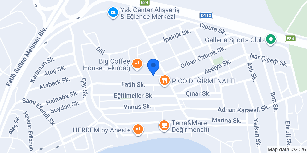 Minipan Tekirdağ konumu