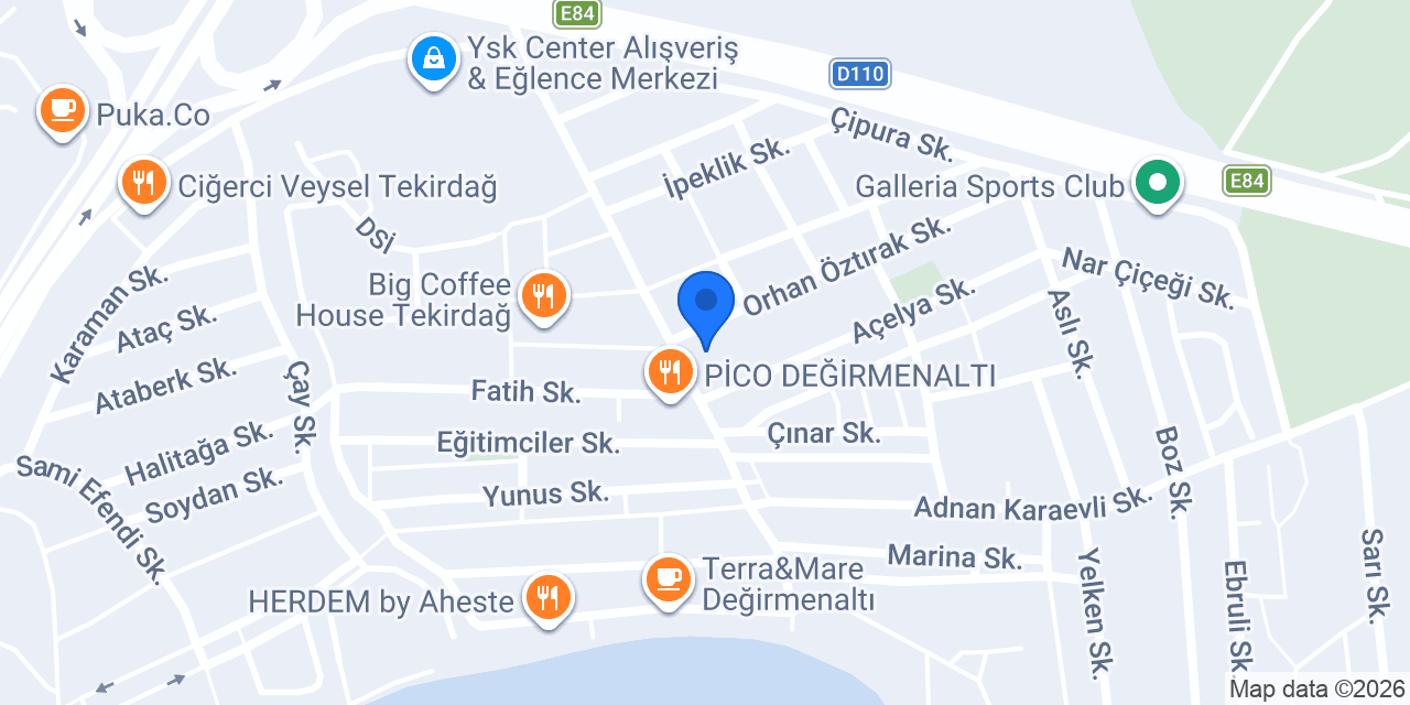 Waffle House Tekirdağ konumu